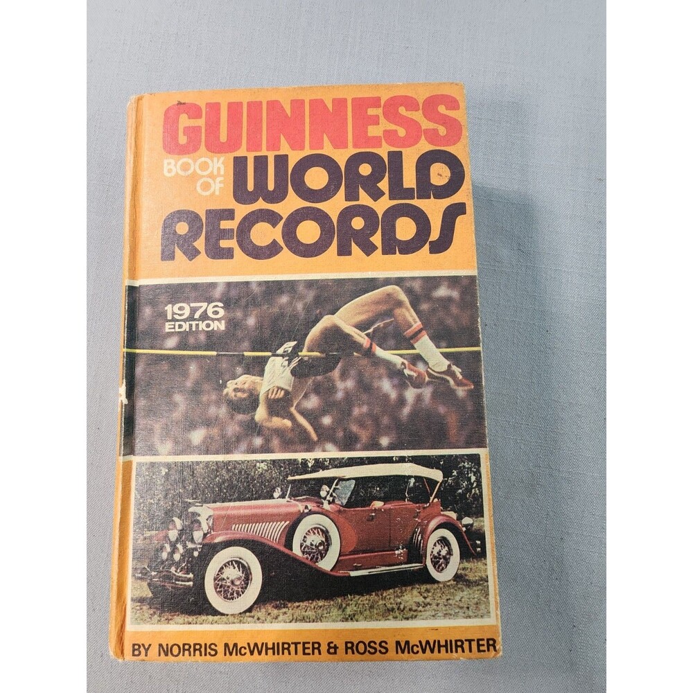 Guinness Book of World Records 1976 Edition Hardcover Norris & Ross McWhirter